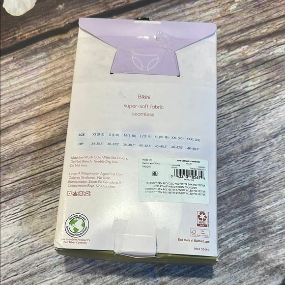 Joyspun Intimates Sz XXL (20) Seamless Bikini Panties 6-Pack • NIB - Picture 4 of 5